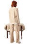 Women's Melange Soft Loungewear Set Crew Neck Long Sleeve Functional Durable Modern - 5