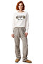 Women's Galaxy Pattern Crew Neck Long Sleeve Pajama Set Functional Durable Aesthetic - 4