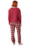 Women's Winter New Year Themed Crew Neck Pajama Set Functional Durable Quality Stylish - 5
