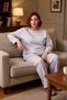 Women's Crew Neck Wide Leg Tracksuit Set Functional Durable Quality Comfortable Sportswear