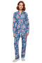 Women's Floral Pattern V-Neck Knitted Pajama Set Functional Durable Quality Comfortable Sport - 4