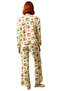 Women's Avocado Heart Pattern Crew Neck Pajama Set Functional Durable Quality Sports - 5