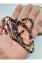 Matte Brown Variegated Agate Stone Strand 6mm – Jewelry & Prayer Bead Design Bead (27905)