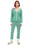 Women's Striped V-Neck Long Sleeve Pajama Set Functional Durable Quality Comfortable Sport - 4