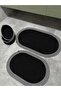 Serra 4-Piece Bathroom Set – 2 Oval Mats & 2 Oval Baskets, Natural Rope Weaving, Handmade - Premium - 4