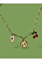 Cherry Charm Steel Necklace - 3