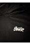 Unisex Stw Embossed Rubber Logo Printed 3 Thread Ş Fleece-Lined Hoodie Sweatshirt