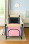 Pink Colored 100% Cotton Soft Combed Fabric Elastic Baby Bed Sheet (Compatible with All Park Beds) - 3