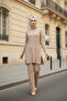 Beige Corded Fabric Double Set (Blouse & Pants) 5300-Tes - 2