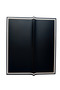 Black 58X58 cm Stylish Gift Wrapping Paper with Border Frame for Flower Bouquets, 4 Pieces