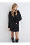 Black Crepe Women's Blazer Jacket