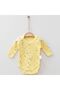 Moon-Star Patterned Long Sleeve Soft Baby Bodysuit – 0-3 Months – 3-6 Months – 6-9 Months – 9-12 Months-Pink - 0-3 Months