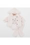 Knitwear Hooded Detailed 3-Piece Baby Set – Bodysuit + Booties Bottom – 0-3 – 3-6 – 6-9-0-3 Months - 2