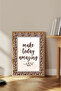 One Piece Wooden Framed Wall Lettering Paintings Tk2536 - 2