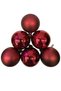 6 Pieces Cute Ball Christmas Tree Ornament 6 cm - 5