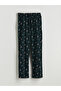 Standard Pattern New Year's Themed Men's Pajama Bottoms - 4