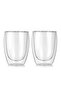 Set of two glass cups, size 350ml - 2