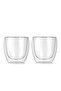 Set of two glass cups, size 250ml - 2