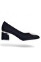 Modamia 301 Black 6 cm Women's Heeled Shoes - 2