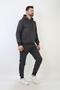 Plain Hooded Three Thread Sh Fleece-Lined Men's Tracksuit Set - 4