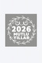 Welcome 2026 Emblem Sticker 20*20 - 2