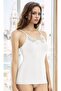 4-Pack Lace Detailed String Strap Tank Top - Cotton and Modal Blend Soft Textured Clothing - 4