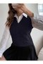 Cameron 100% Cotton V-Neck Women's Sweater - 5