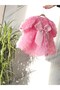 3D Pink Rose Dress