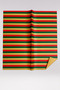 Red Green Gold Stripe Christmas Themed Striped Gift Wrapping and Bouquet Paper 57X57 cm 4 Pieces