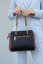 Women's Polo 4-Compartment Chain Detail Long Crisscross Straps & Clutch Bag 4040 (23x19 CM) - 3