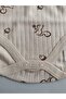 Long Sleeve Snap Body Baby 100% Cotton - 3