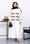 Cream V-Neck Angora Soft Cardigan - 2
