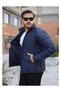 Men's Winter Zippered Casual Quilted Puffer Jacket