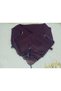 100% Cotton Ezgi Scarf with Floral Pattern Motifs and Beaded Crochet Writing, Kerchief, Mevlit Shawl - 8