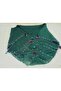 100% Cotton Ezgi Scarf with Floral Pattern Motifs and Beaded Crochet Writing, Kerchief, Mevlit Shawl