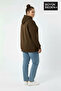 Women's Plus Size New York Printed Hooded Thin Sweatshirt Spr26Bswk962 - 2