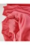 Thin Satin Fabric in Pomegranate Flower Color Width: 140 cm - 4
