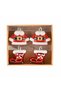 Hanging Christmas New Year Tree Ornament Santa Claus Clothes Christmas New Year Santa Clothes Ornament - 4