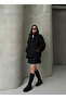Women's Plush Jacket with Mock Neck Pockets - 5