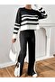 Knitwear Crop Ripped Set - 2