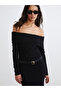 Lcw Vision Black Boat Neck Knit Dress - 3