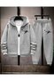 Unisex Hooded Sports Tracksuit Set Printed Football Golf Basketball Printed Comfortable Casual 2-Piece Combination