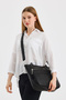 Genuine Leather, Cross Strap, Daily Bag, Women's Shoulder Bag, White 32*27*12 cm - 5