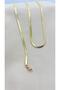 Italian Scrub Chain Necklace – 316L Stainless Steel, Gold & Silver Water Resistant Stylish Unisex Necklace - 5