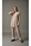 Ribbed Knit Winter Two-Piece Set