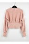 Premium Furry Mock Neck Cropped Women's Sweater - 4