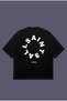 Allsaint Circle Boxy Fit Oversized Unisex 100% Cotton-Pack T-Shirt – Printed T-Shirt |   Streetwear