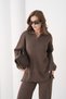 Basic Oversized Polo Yaka Triko Bottom-Top Set Aw25Au0047 - 2