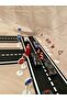 Mini Traffic Education Set Asphalt - Traffic Signs - Pontoon Children's Educational Set with Surprise Car Gift - 8