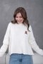 Oversized Soft Textured Oversized Knitwear Sweater Aw25Kz0114 - 2